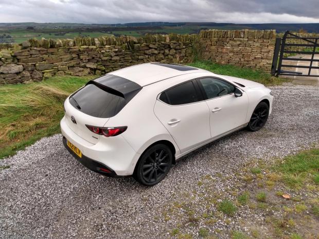 North Wales Chronicle: The Mazda 3 in West Yorkshire surroundings